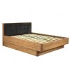 Dubová postel DENVER - DALLAS 14 140x200 cm s úložným prostorem