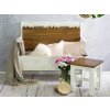 Masivní komoda WHITE HOME Slim COM105 (Barevné provedení Bílý vosk K17 -  tmavý vosk K02)
