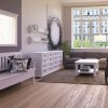 Masivní komoda WHITE HOME Slim COM105 (Barevné provedení Bílý vosk K17 -  tmavý vosk K02)