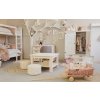 Rustikální knihovna WHITE HOME Slim REG102 (Barevné provedení Bílý vosk K17 - Bílý vosk K17)