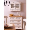 Rustikální předsíňová stěna WHITE HOME GAB01 (Barevné provedení Bílý vosk K17 -  tmavý vosk K02)