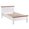 Rustikální postel Sweet Home ACC1 90x200cm (Barevné provedení Bílá - ořech lak)