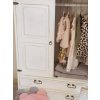 Rustikální knihovna WHITE HOME Slim REG105 (Barevné provedení Bílý vosk - K17)