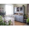 Provensálská skříň PROVENCE W6P se šatní tyčí krémová