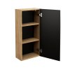 LUXOR BLACK 83-35-1D Horní skříňka