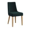 jidelní židle karin čalouněná zelená