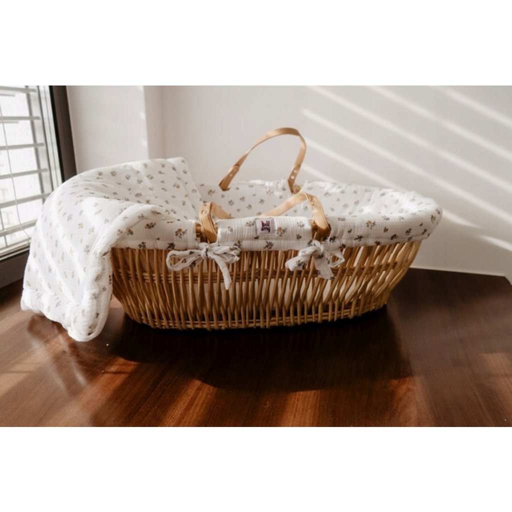Zestaw do kosza Mojzesza Vintage Kolor bialy