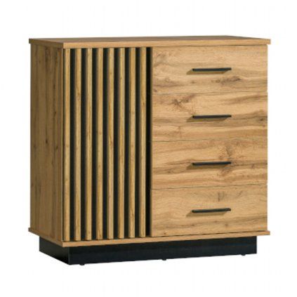 moderni komoda dub artisan cerny design