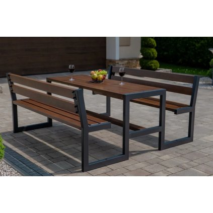 Modern piknikový set s opěradlem2