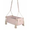 kolyska newborn swing soft pink