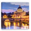 Tištěný Obraz na plátně Vatican By Night Art