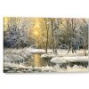 Tištěný Obraz na plátně Zimní les Art