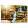 Tištěný Obraz na plátně Podzimní Vodopád Art