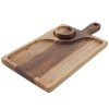 Ořechové prkénko s miskou