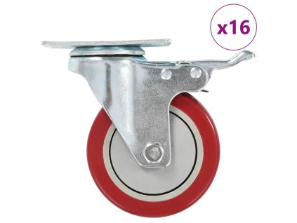 16 ks otočná kolečka 100 mm 278093