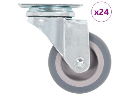 24 ks otočná kolečka 50 mm 277901