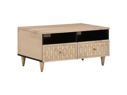 Konferenční stolek 80 x 54 x 40 cm masivní mangovníkové dřevo 358261