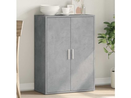 Příborník betonově šedý 60 x 31 x 84 cm kompozitní dřevo 840488