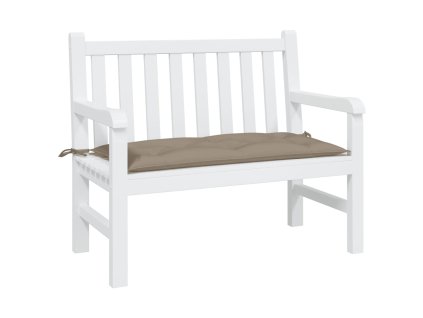 Poduška na zahradní lavici taupe 100x50x7 cm oxfordská látka 361572