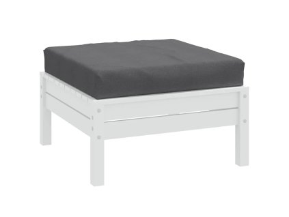 Poduška na palety antracitová melanž 60x60x9,5 cm textil 4002662