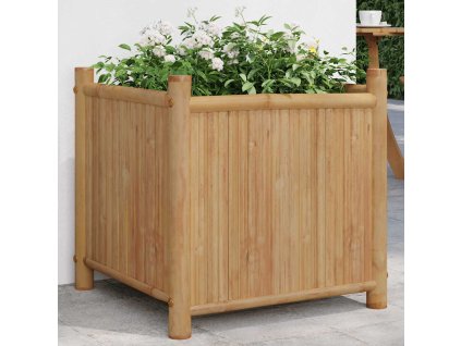 Truhlík 50 x 50 x 50 cm bambus 366465