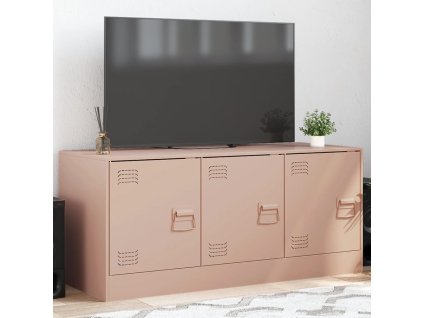 TV skříňka růžová 99 x 39 x 44 cm ocel 841644