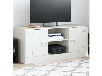 TV skříňka bílá 99 x 39 x 44 cm ocel 841690
