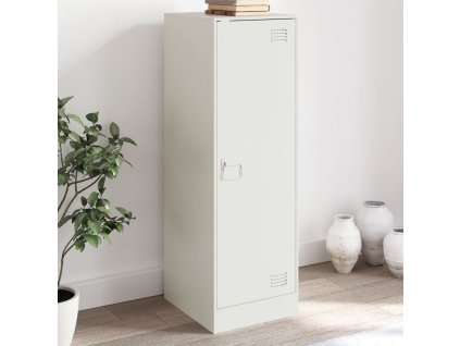 Příborník bílý 34,5 x 39 x 107 cm ocel 841708