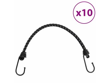 Gumicuky s reflexním proužkem a háčky 10 ks 46 cm 4008145
