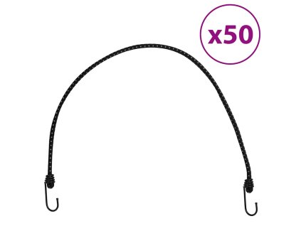Gumicuky s reflexním proužkem a háčky 50 ks 88 cm 4008153