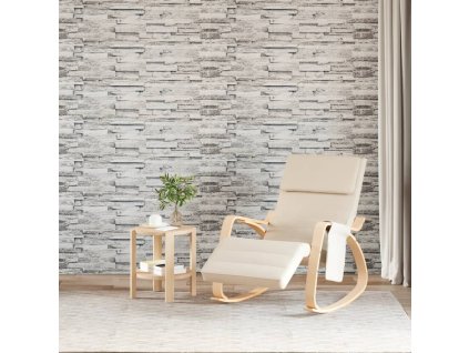 3D nástěnné panely 14 ks světle šedé 100 x 25 cm EPS 4008553