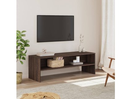 TV skříňka hnědý dub 120 x 40 x 40 cm kompozitní dřevo 835566