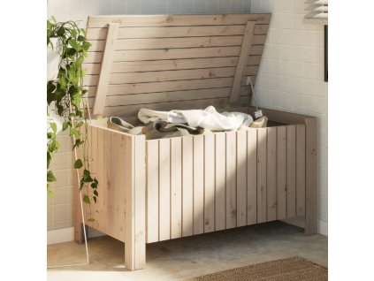 Úložný box s víkem RANA 100 x 49 x 54 cm masivní borové dřevo 4002331