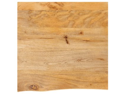 Stolní deska živá hrana 60 x 60 x 2,5 cm masivní mangovník 370450