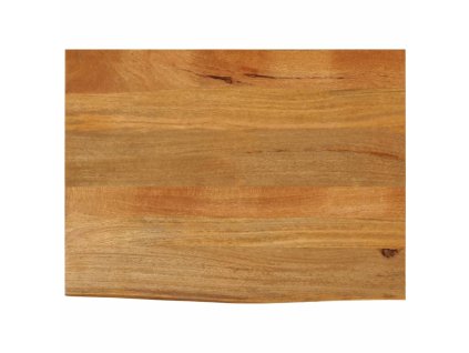 Stolní deska živá hrana 80 x 60 x 2,5 cm masivní mangovník 370548