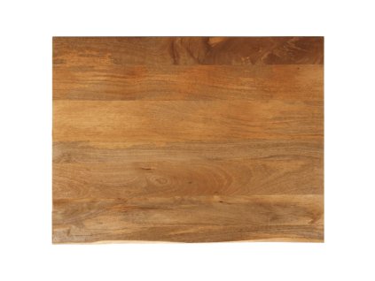Stolní deska živá hrana 90 x 80 x 2,5 cm masivní mangovník 370555