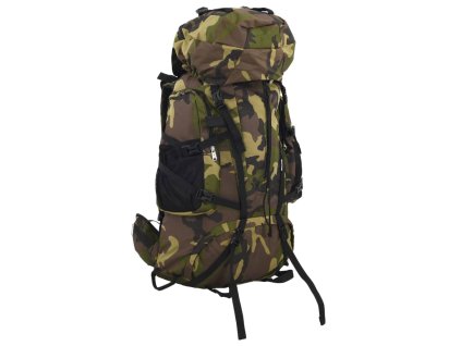 Turistický batoh zelený maskáčový 60 L tkanina oxford 4009962