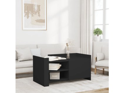 Konferenční stolek černý 100 x 50 x 50 cm kompozitní dřevo 848361