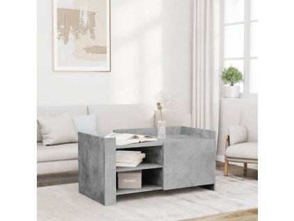 Konferenční stolek betonově šedý 100x50x50 cm kompozitní dřevo 848363