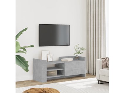 TV skříňka betonově šedá 100x35x40 cm kompozitní dřevo 848377