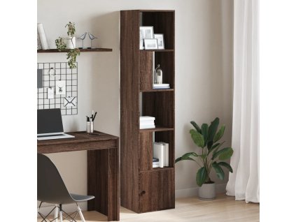 Knihovna hnědý dub 40 x 36 x 189 cm kompozitní dřevo 848247