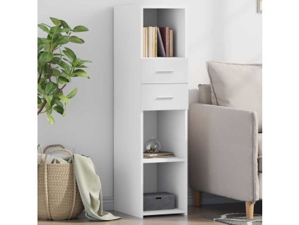 Skříň highboard bílá 30 x 42,5 x 124 cm kompozitní dřevo 846152