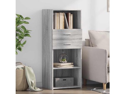 Skříň highboard šedá sonoma 50 x 42,5 x 124 cm kompozitní dřevo 846178