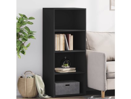 Skříň highboard černá 50 x 41 x 124 cm kompozitní dřevo 846398
