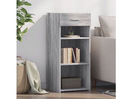 Příborník šedý sonoma 40 x 42,5 x 93 cm kompozitní dřevo 846318