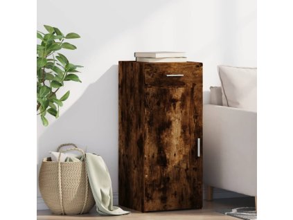 Příborník kouřový dub 40 x 42,5 x 93 cm kompozitní dřevo 846282