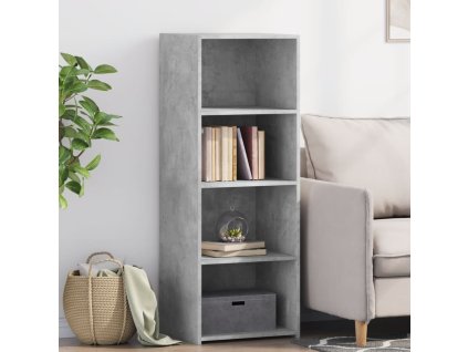 Skříň highboard betonově šedá 45 x 41 x 124 cm kompozitní dřevo 846393