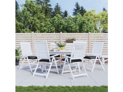 Podušky na palety 6 ks černé 50 x 50 x 7 cm oxfordská látka 361530