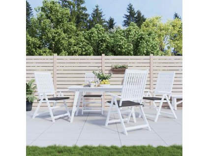 Podušky na zahradní židli 4 ks antracitové 40x40x4 cm oxford 47588