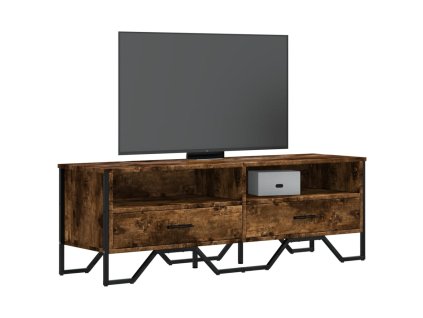 TV skříňka kouřový dub 122 x 34 x 41 cm kompozitní dřevo 848581